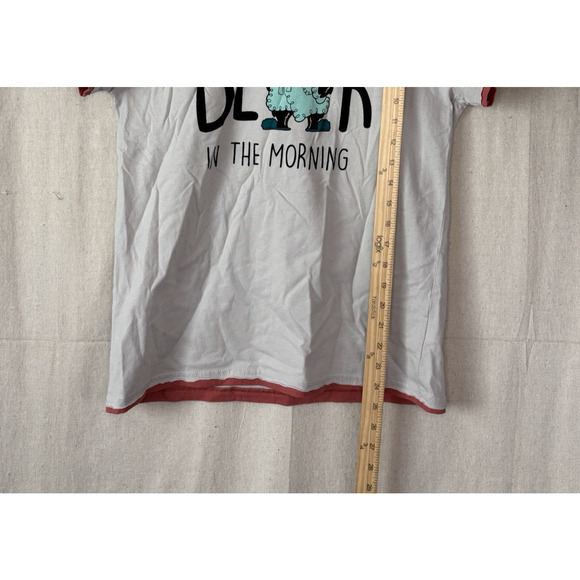 NWT Lazy One "I Am A Bear" Pajama Set Women XS/S Orange Cream Animal Cozycore - Picture 5 of 13